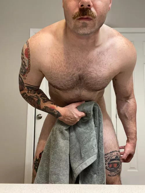 I promise if you step in this shower with me, you’ll also be covered in spit. Objections? 