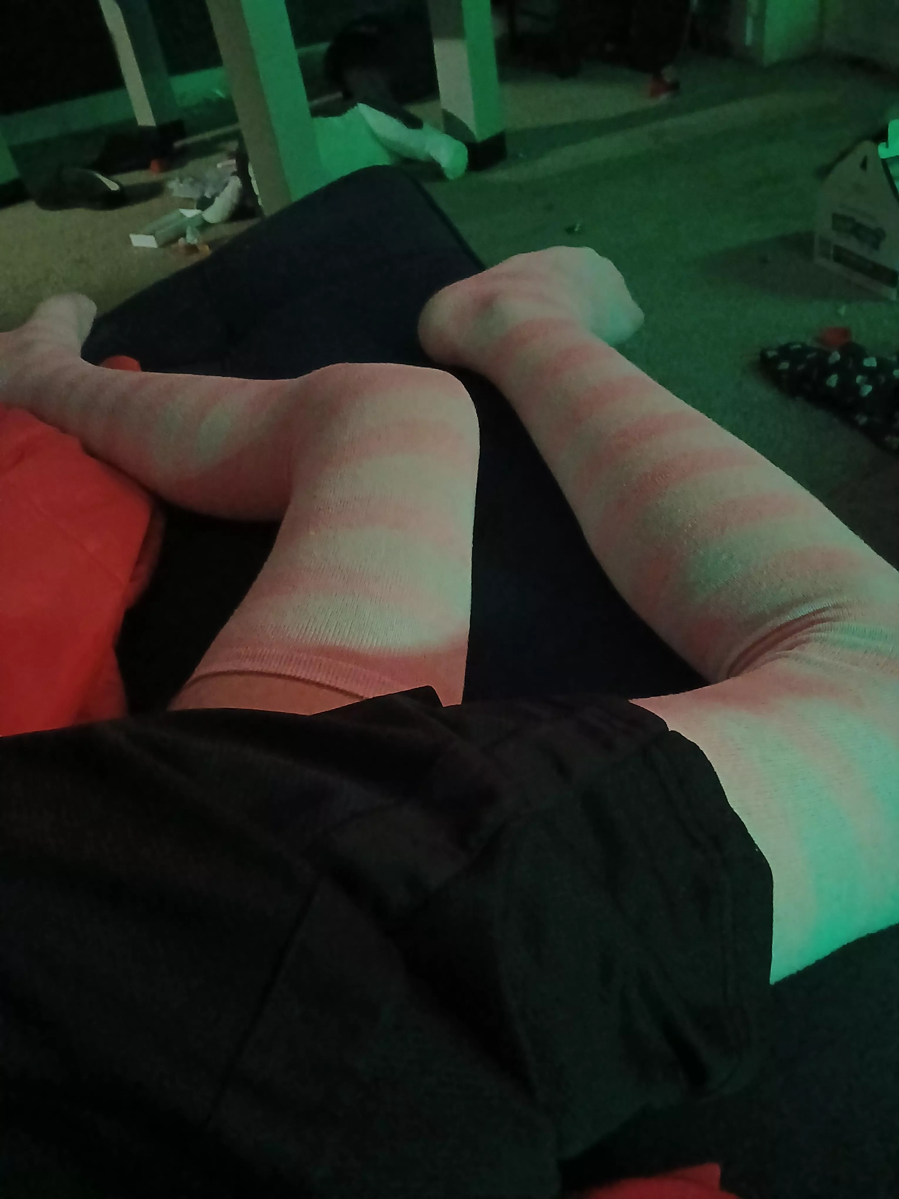 Im no femboy but i am considering it (i bought the thigh highs to joke around with my friends)