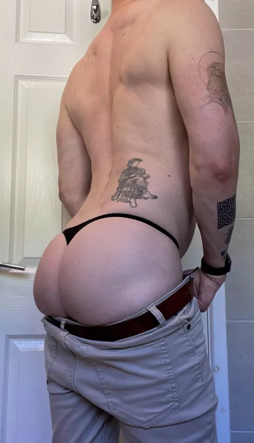 It’s my first thong. What do you think?