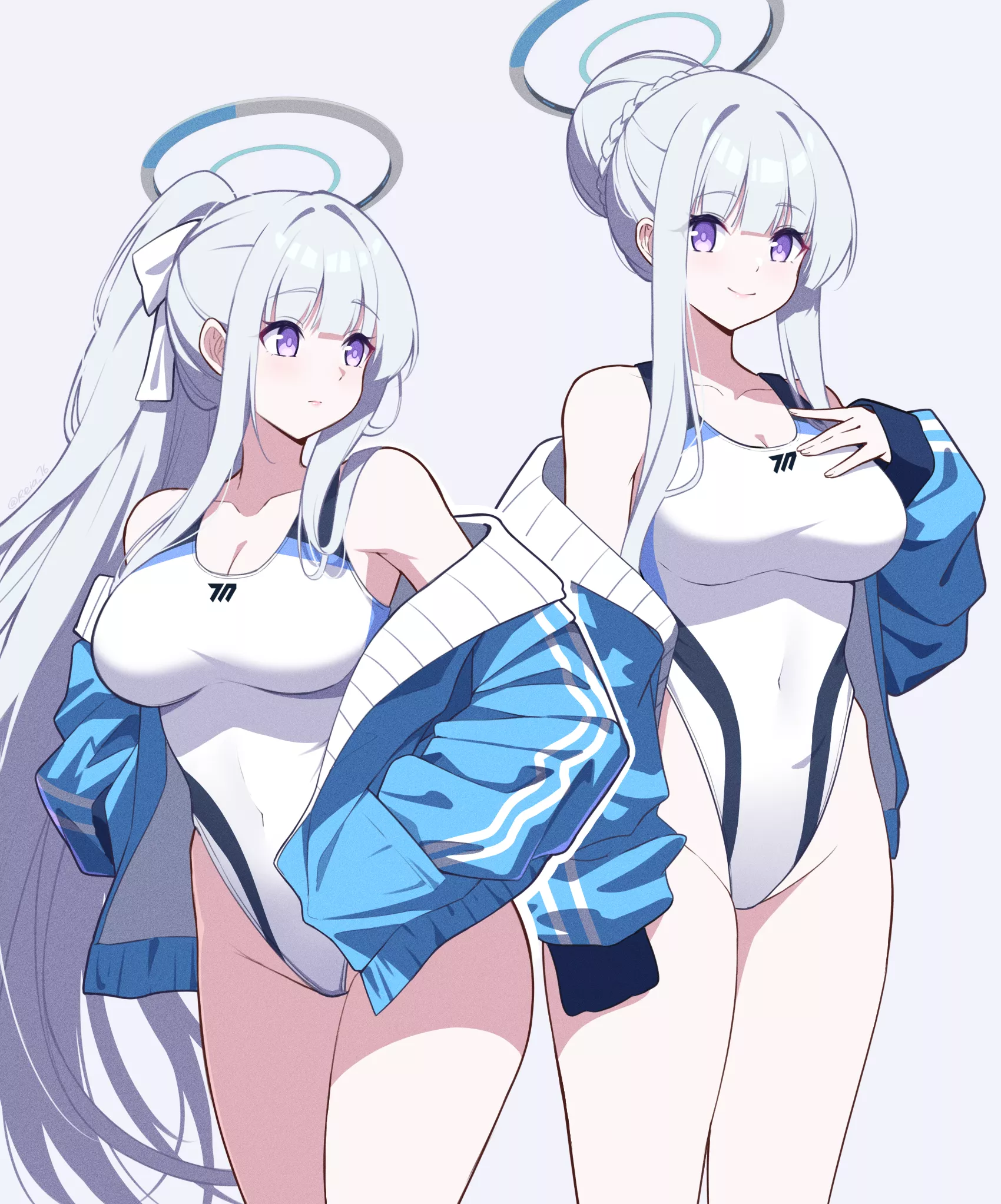 Noa wearing her swimsuit