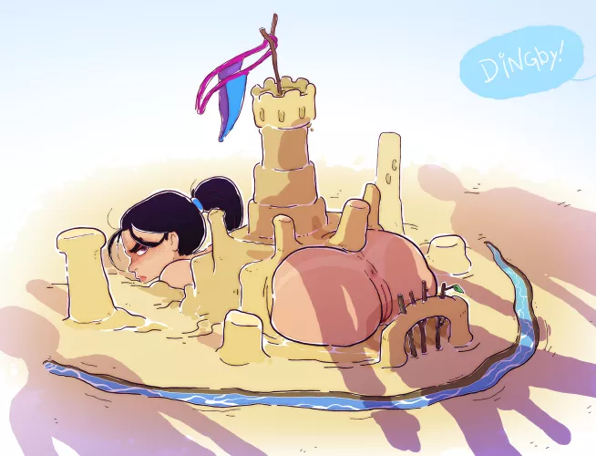 Stuck in the sand castle