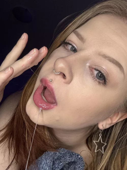 Thinking about your hard cock in my mouth has me drooling everywhere!