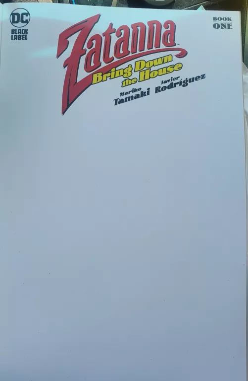 Zatanna No Clothes cover ! [Zatanna Bring Down the House 1]