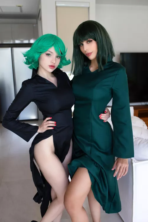 Fubuki and Tatsumaki by Hidori and Kate Key Cosplay from One Punch Man
