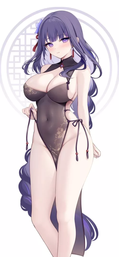 Happy Birthday lovable Raiden (m1k0neko) [Genshin Impact]