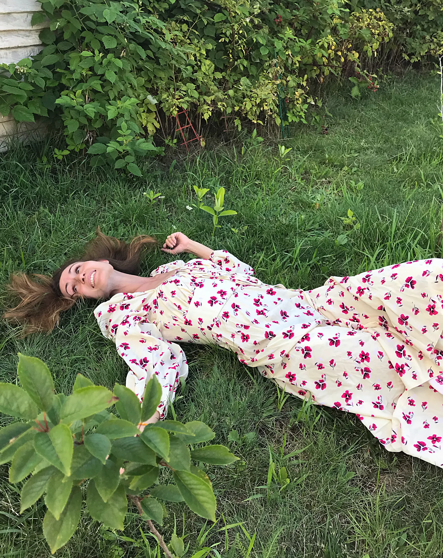 I can lie like this for a very long time.