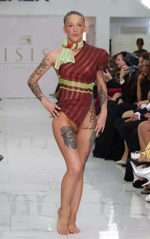 Isis Fashion Awards 2024 (Nude Accessory Runway Catwalk Show) Danique de Laat