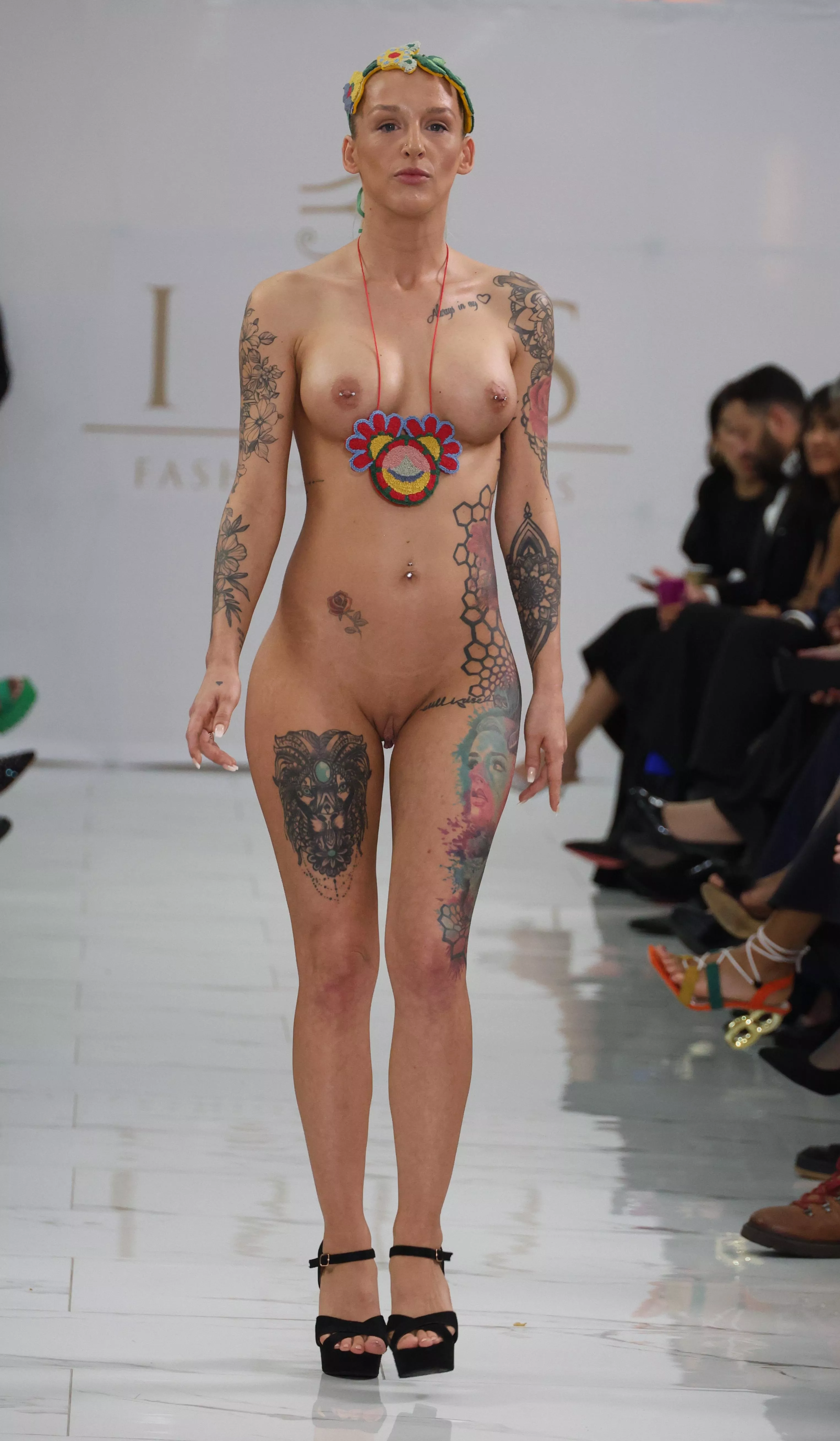 Isis Fashion Awards 2024 - Part 6 (Nude Accessory Runway Catwalk Show) Danique de Laat