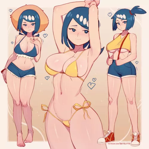 Lana’s Mother showing off her different clothes (Satelyte) [Pokemon]
