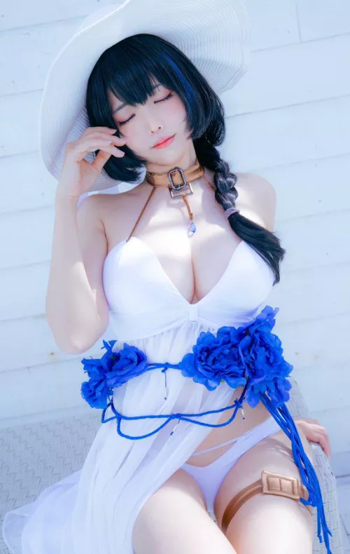 Mary is looking forward to your summer cosplay by Ely_eee [Nikke]