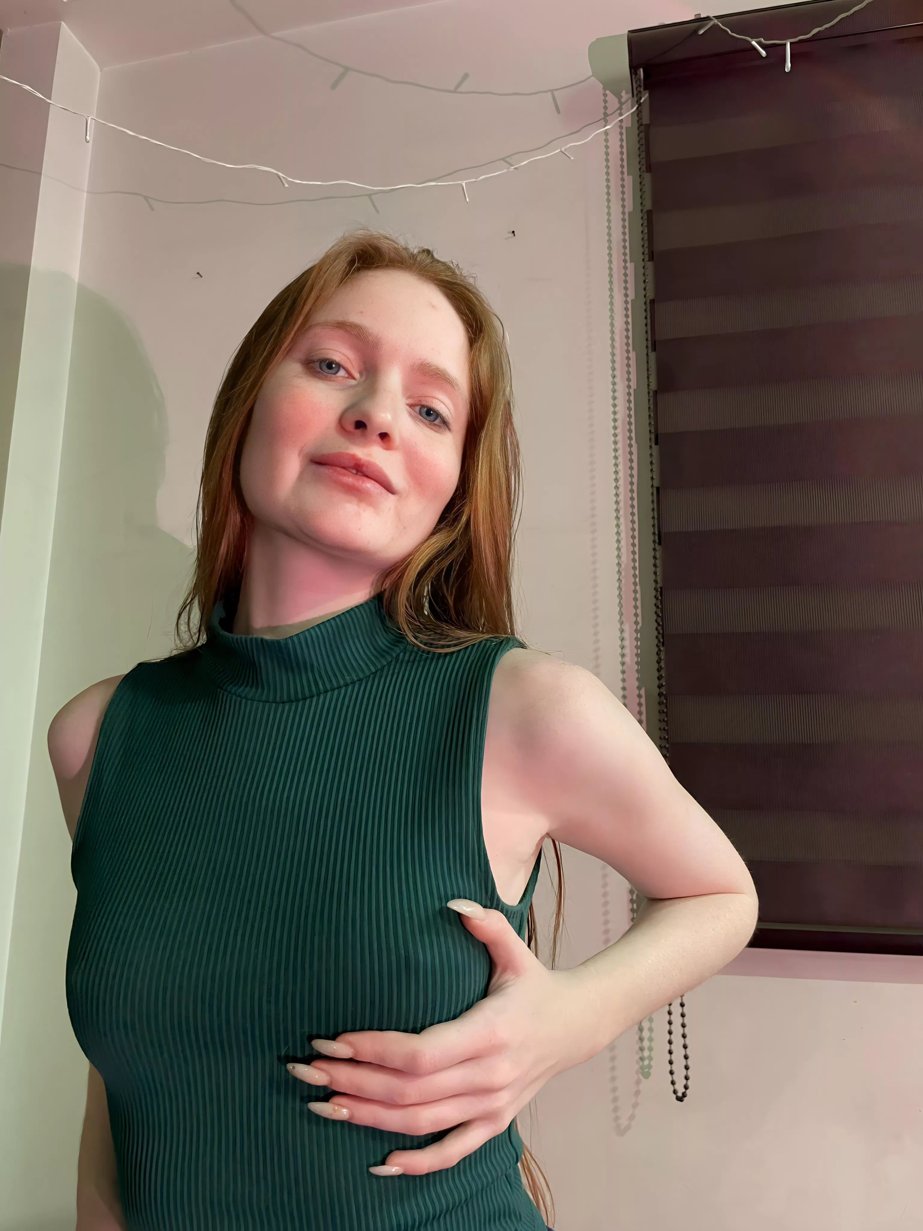 My nipples are trying to show through my clothes