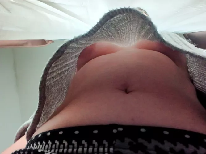 Seems like I forgot my bra - Should I go to work like this