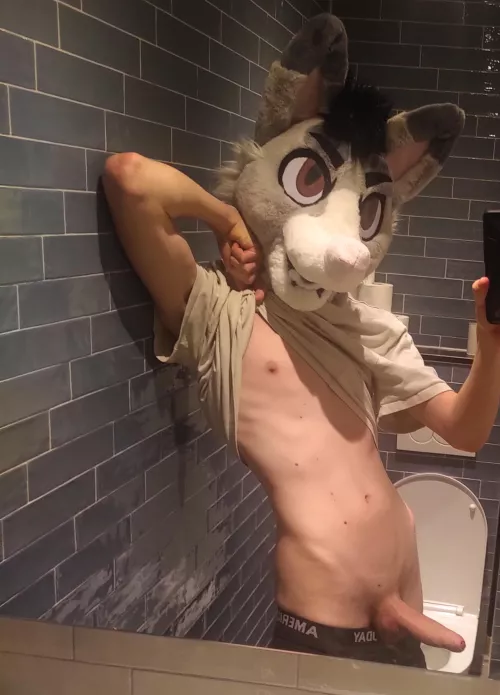 The water should be warm by now, care to join this opossum?