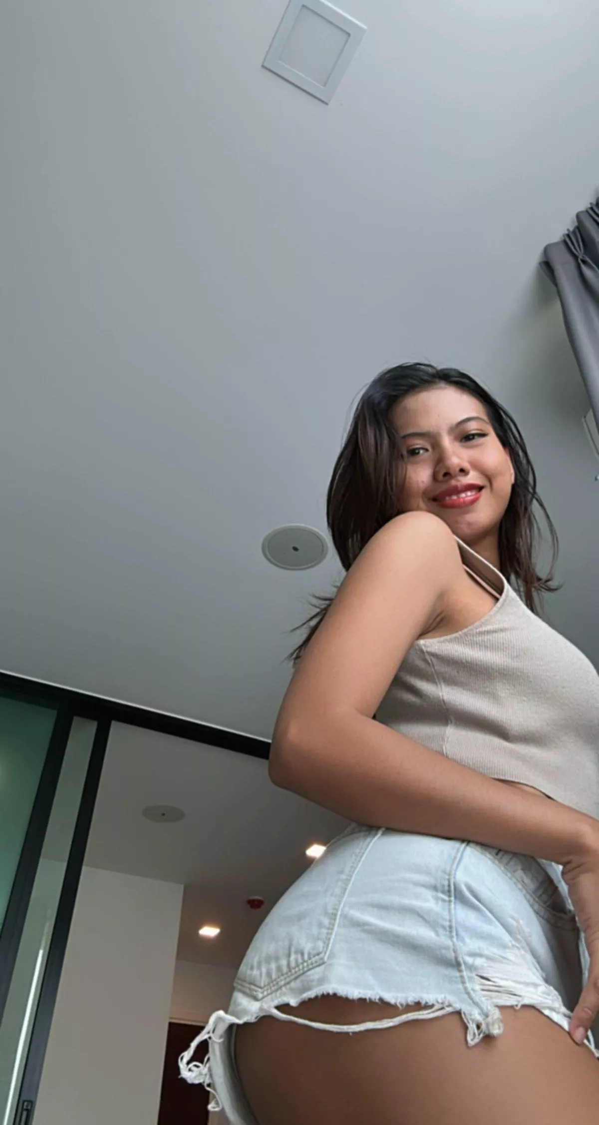 This asian cutie is ready to serve dinner