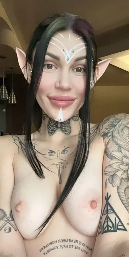 Wanna lick my nipples daddy?