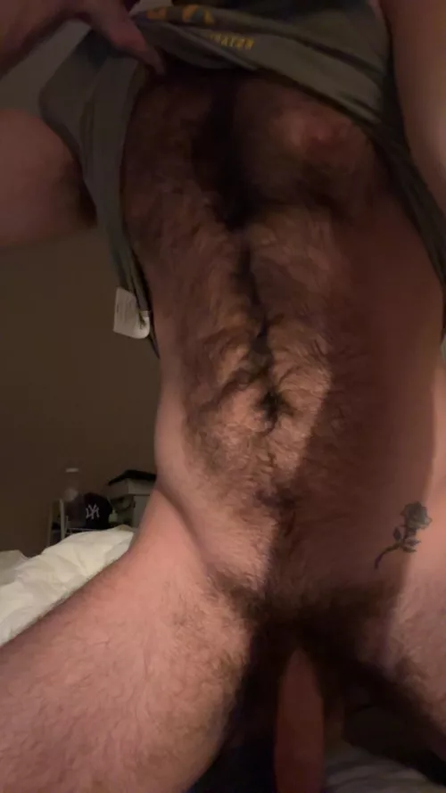Would you rub your hands thru my hairy chest?