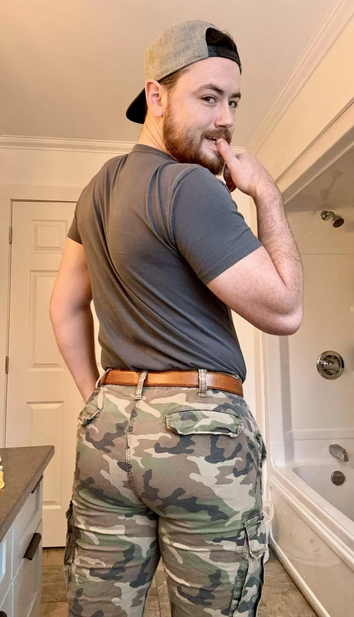 You can tell even through those pants