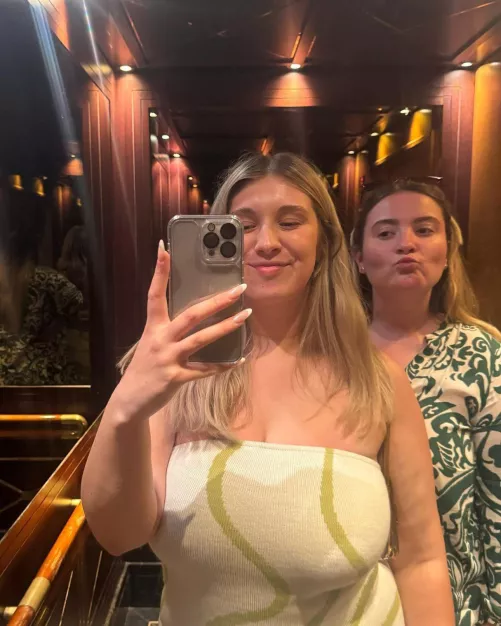 Bigger than her friend’s head