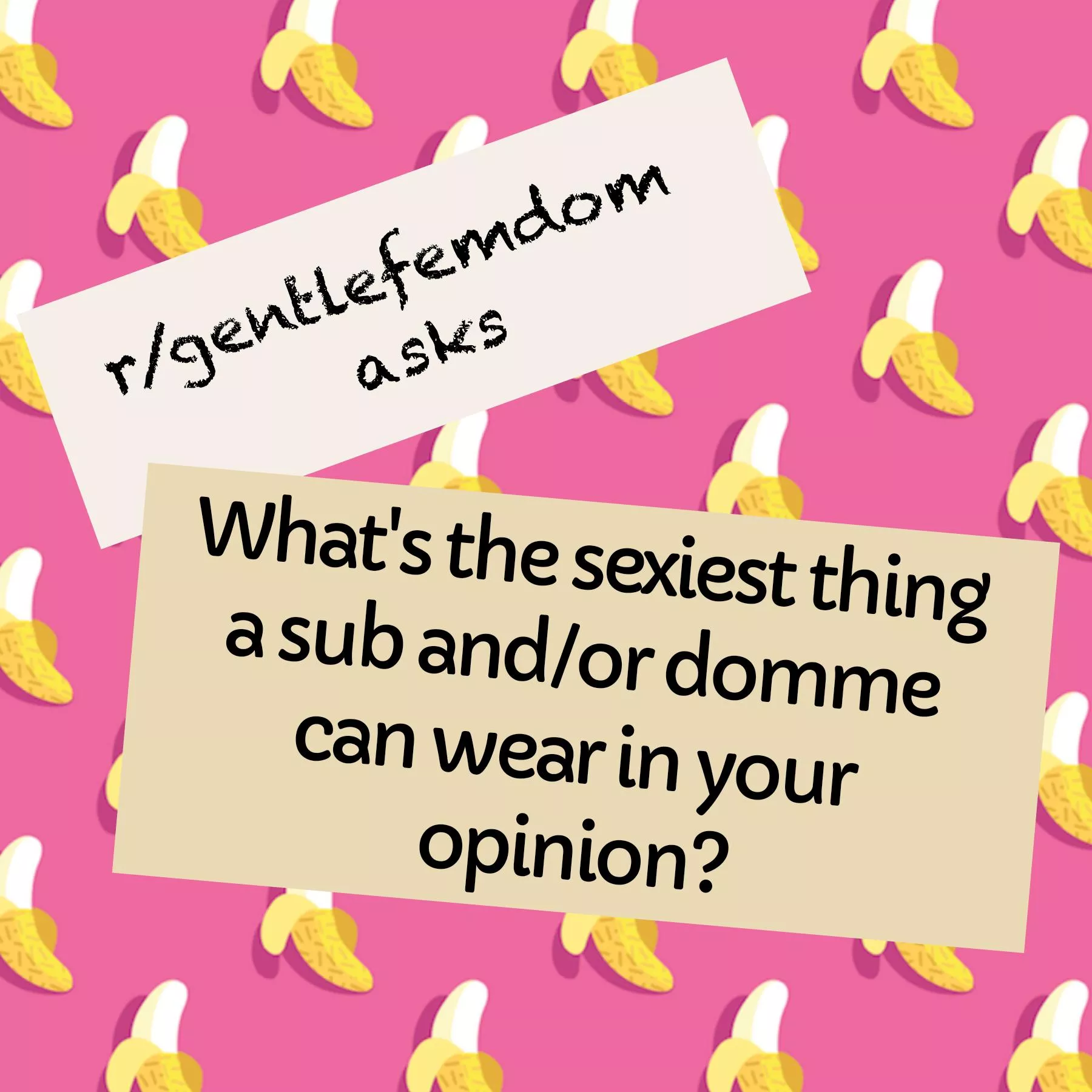 Here's the question of the week! Here's the question of the week!