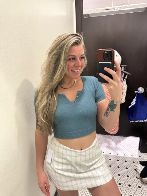 Just a sweet blue croptop that I bought