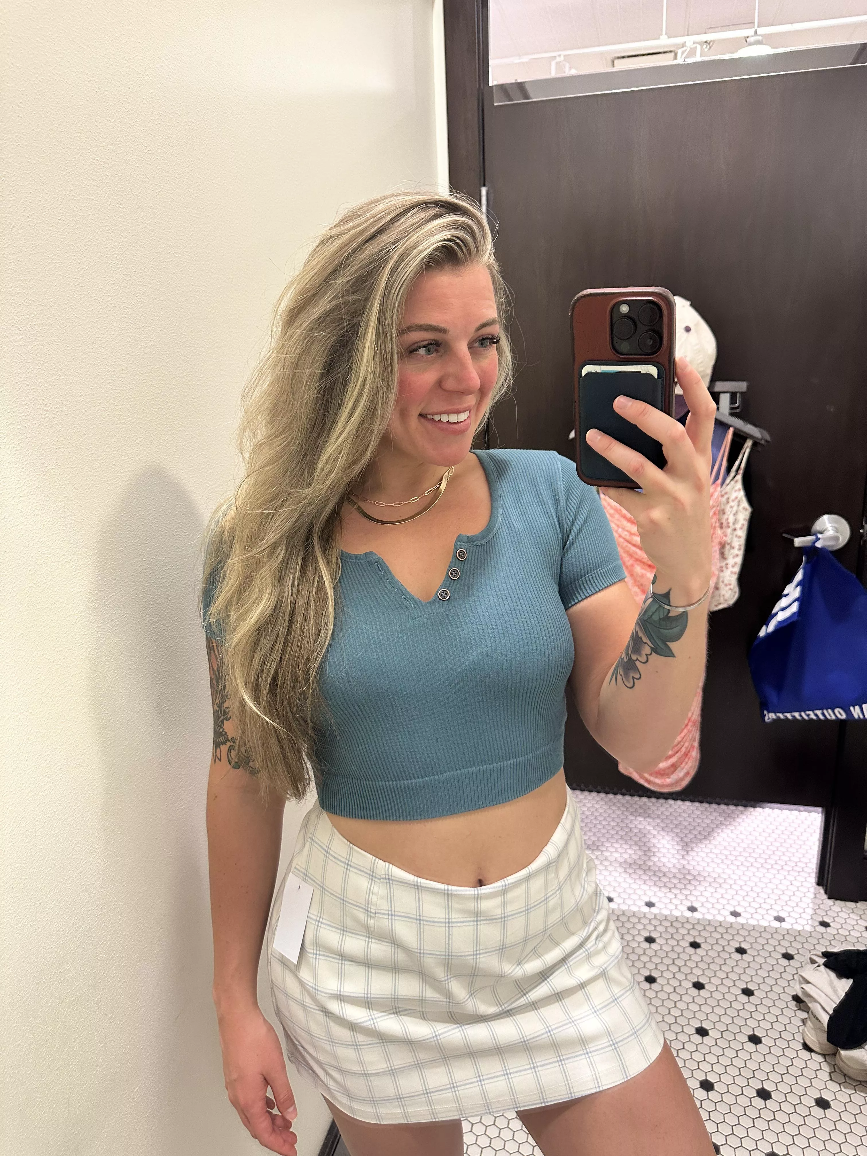 Just a sweet blue croptop that I bought