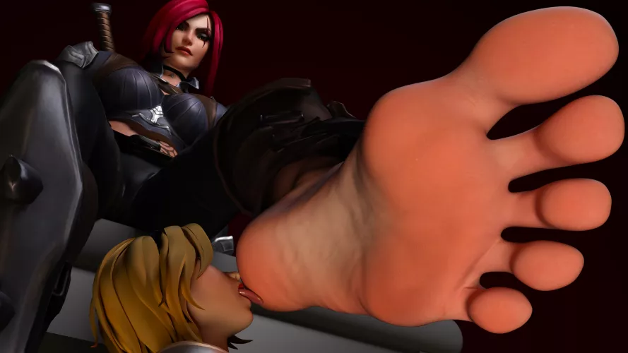 Katarina (League of Legends) [Artist: afu7777777]