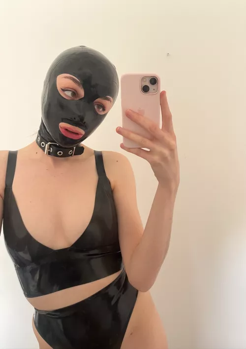 Latex doll all shined up and ready for use!