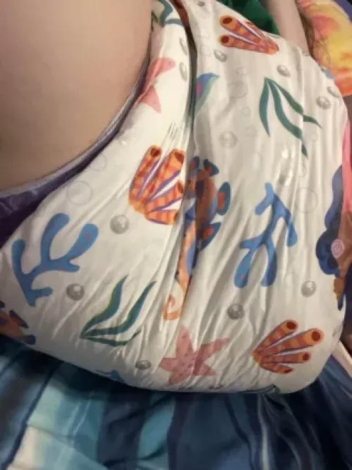 Mermaids + Booster for Big Diaper Friday :D