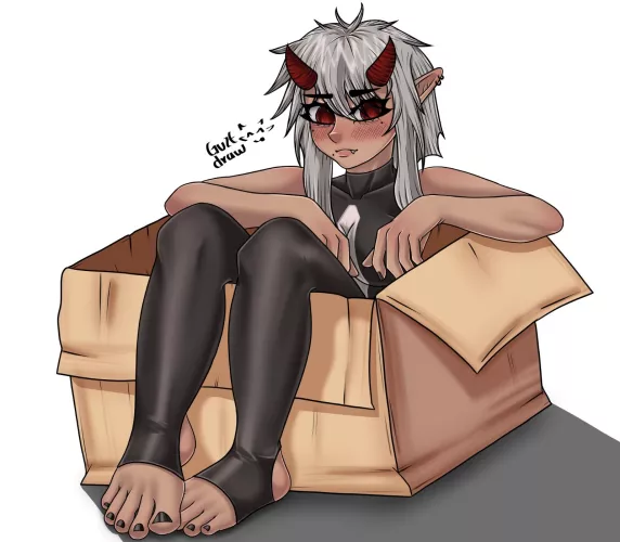 Oc delivery box by me!(Guztdraw)