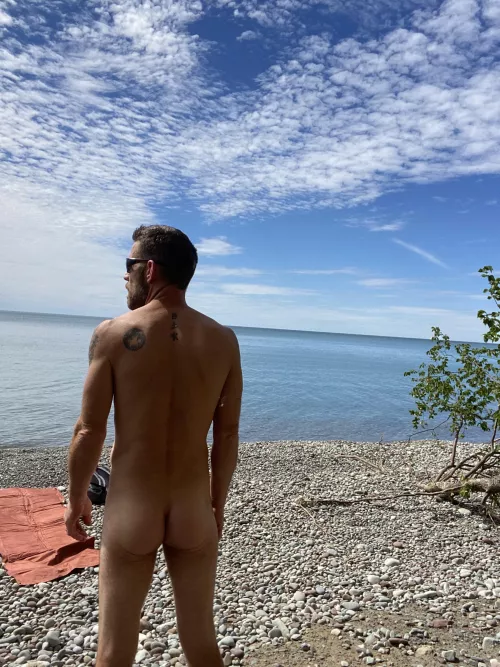 Same lake different beach