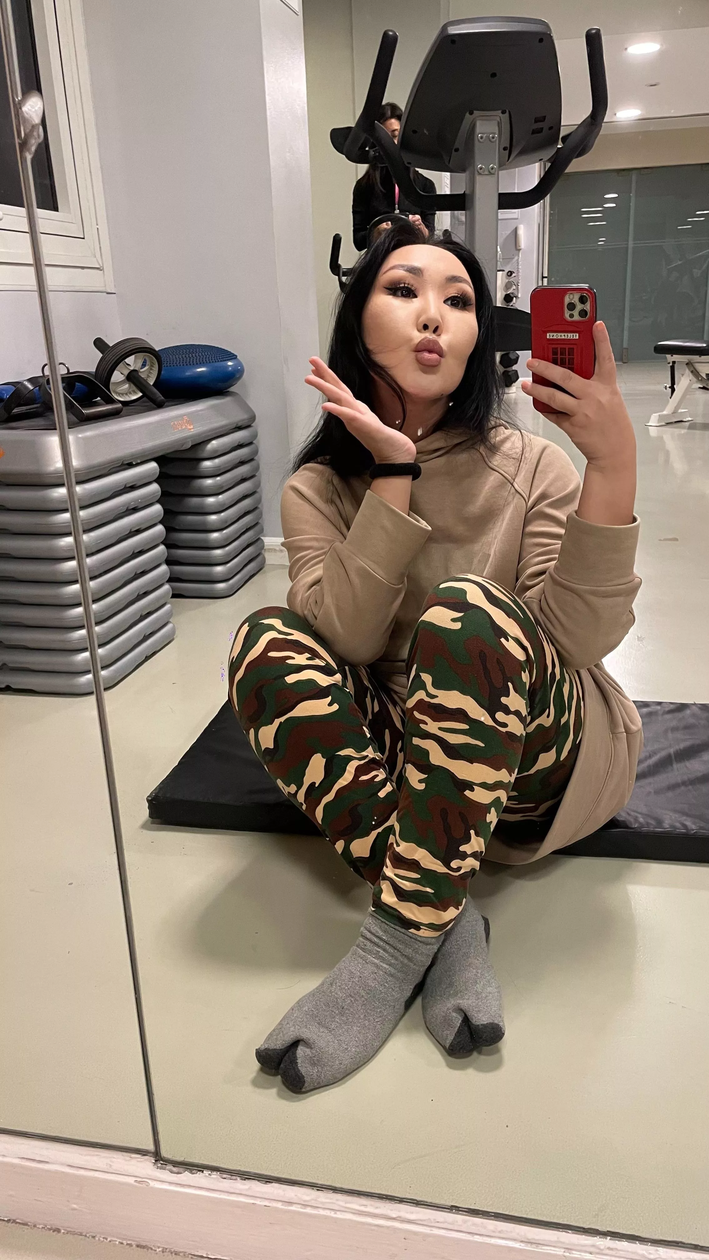 sniff my socks after yoga session [f]