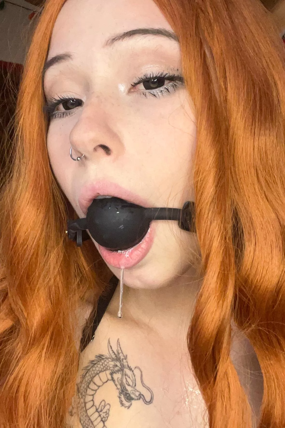 The more saliva, the deeper the thoat