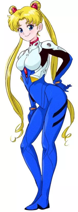 Usagi Tsukino in a Plugsuit