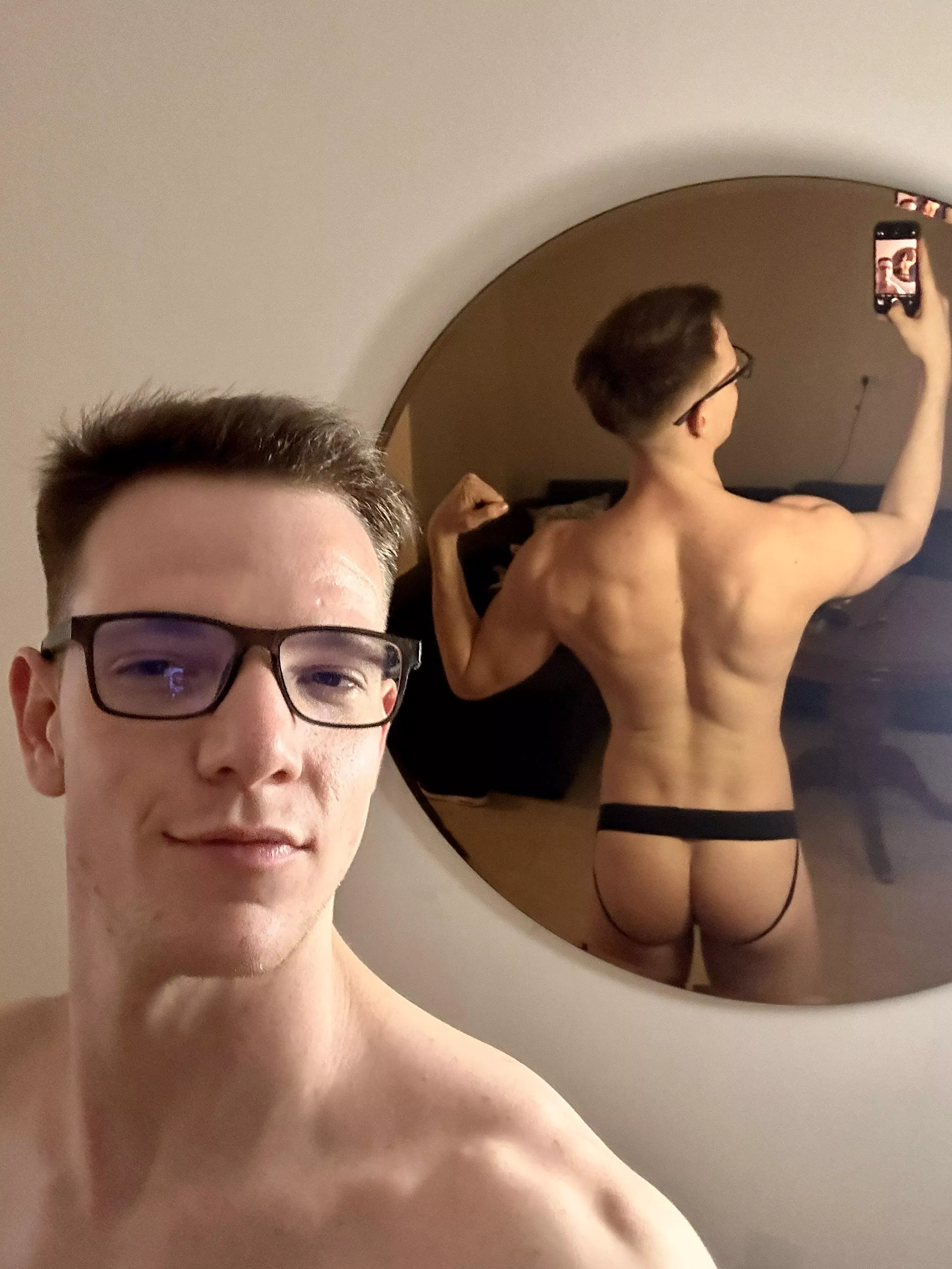 with suspension and bareback 😈❤️‍🔥