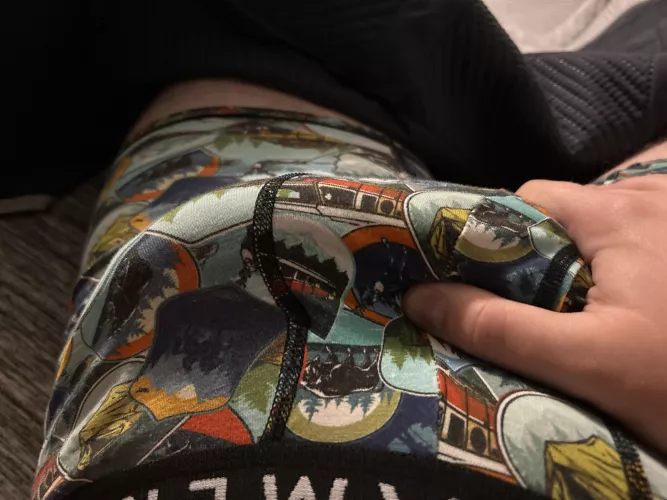 [21] someone was up before me this morning;) hope y’all enjoy my underwear 😂