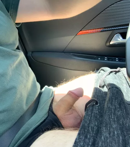 (34) Tricky to get hard while driving