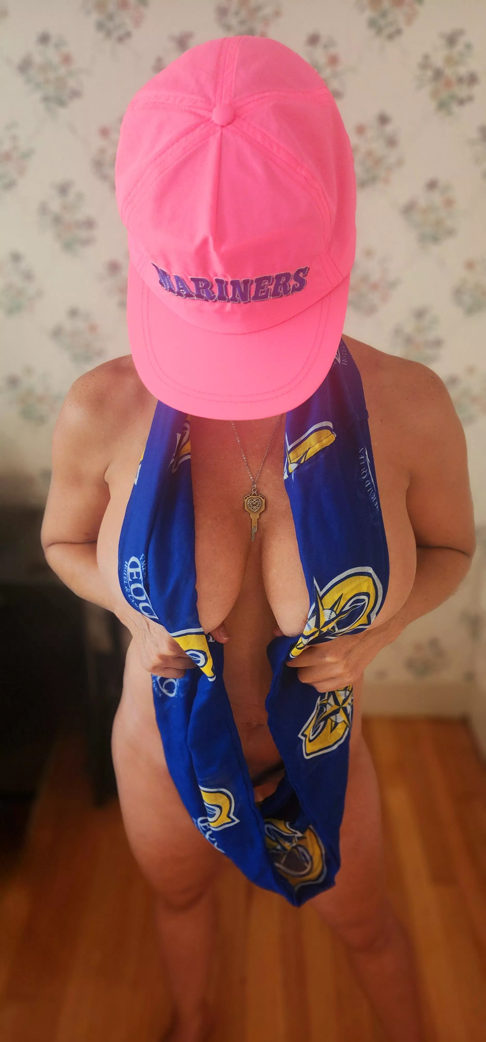 Are you watching me or the baseball game?