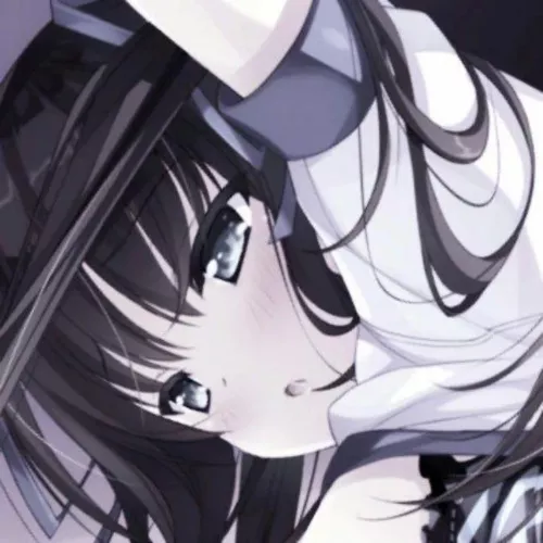 Color 1girl arm_up bangs bent_over black_bra black_hair blue_eyes blush bra_pull breasts_out close-up face frilled_bra grey_eyes/gray_eyes gym_shirt gym_uniform hair_between_eyes hair_ornament hair_ribbon long_hair open_mouth portrait saliva_trail shirt_