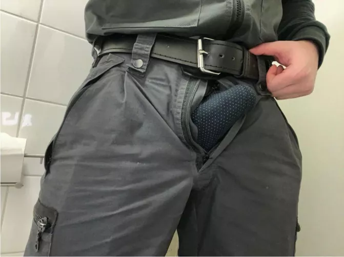 Even at work (security guard) my cock asks for head…