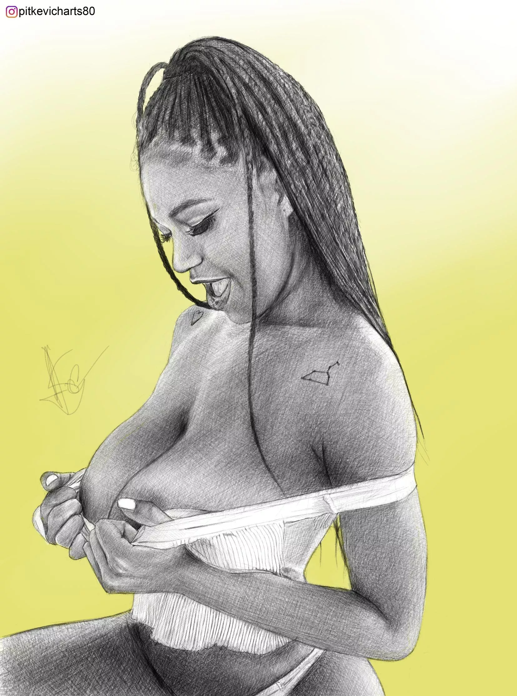 Fan art for Tina Fire, by Me