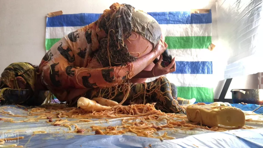 It's Pasta Time [OC] [Spaghetti and Condiments]