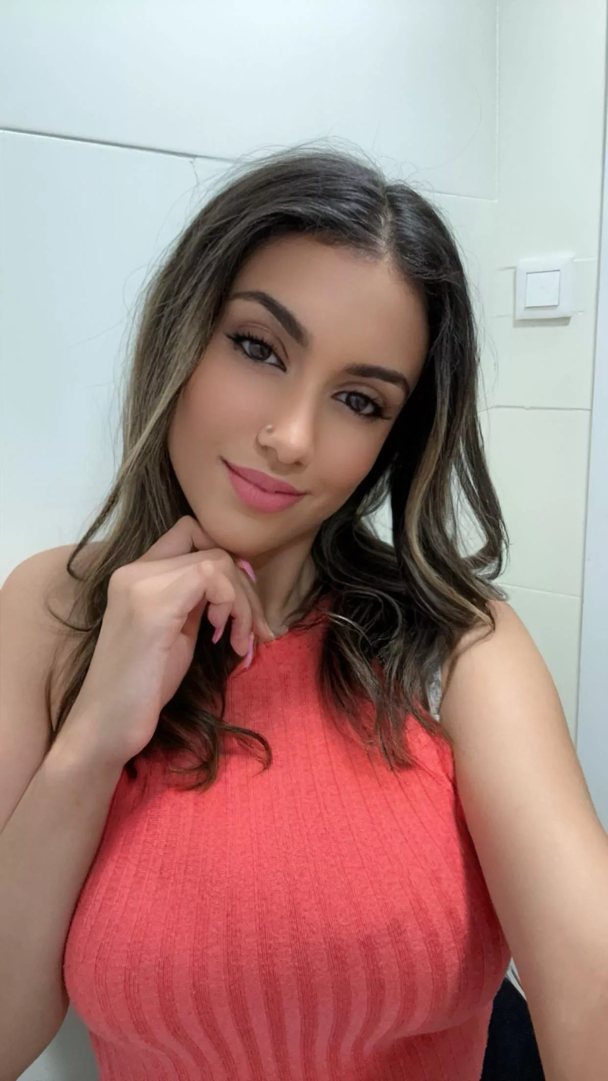 Let's stare at each other without breaking eye contact...