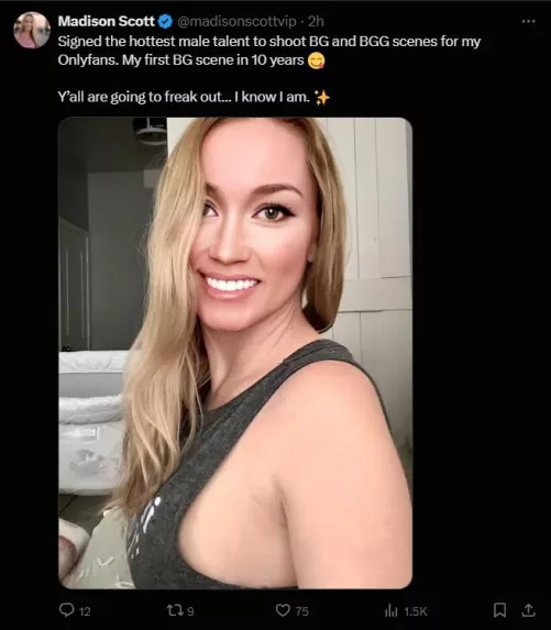 Madison Scott is shooting Boy/Girl again!!!!