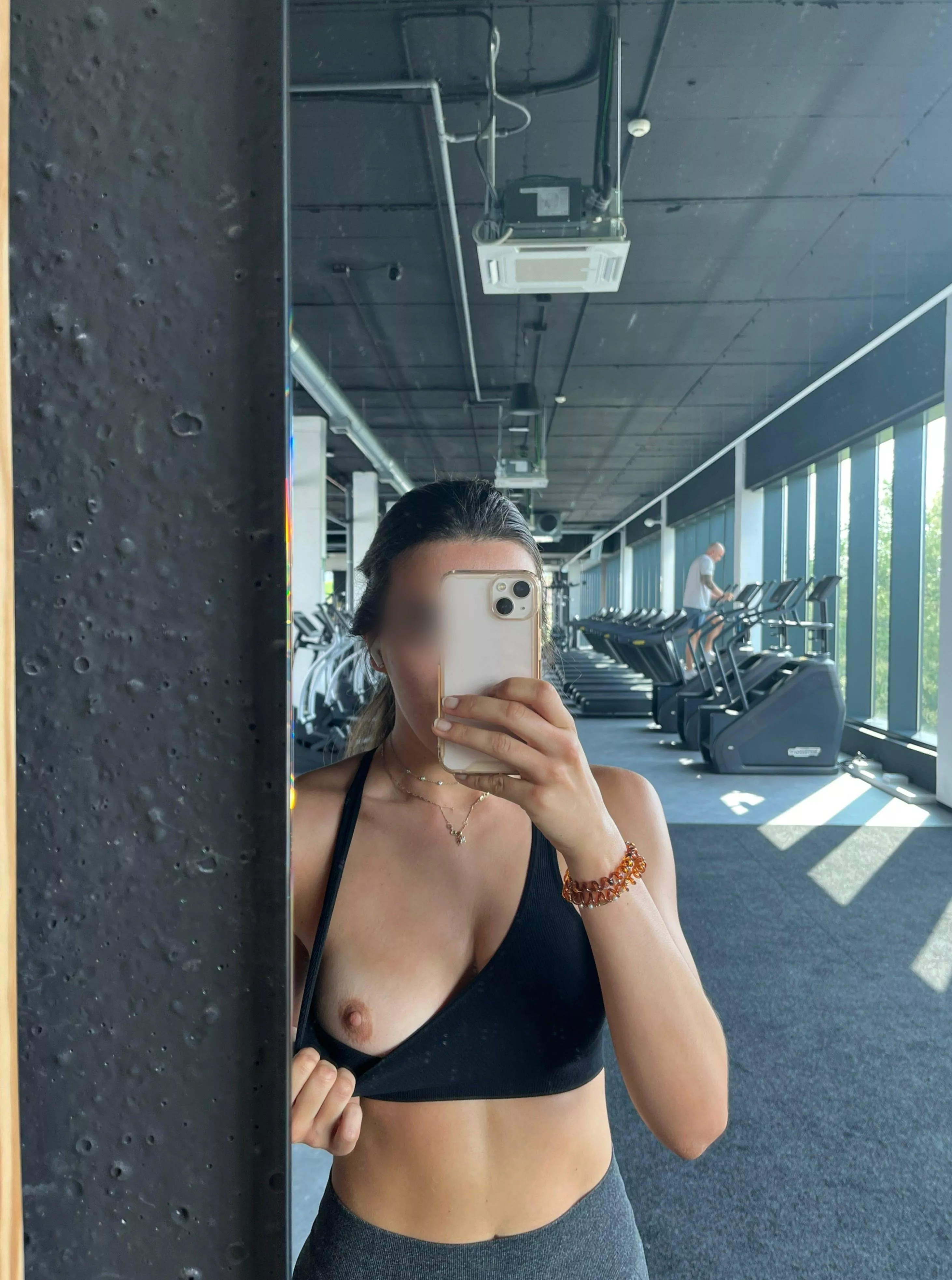 Shy at the gym, very horny when I get home