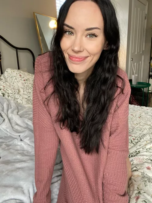 The best part of waking up is getting some cuddles [F]