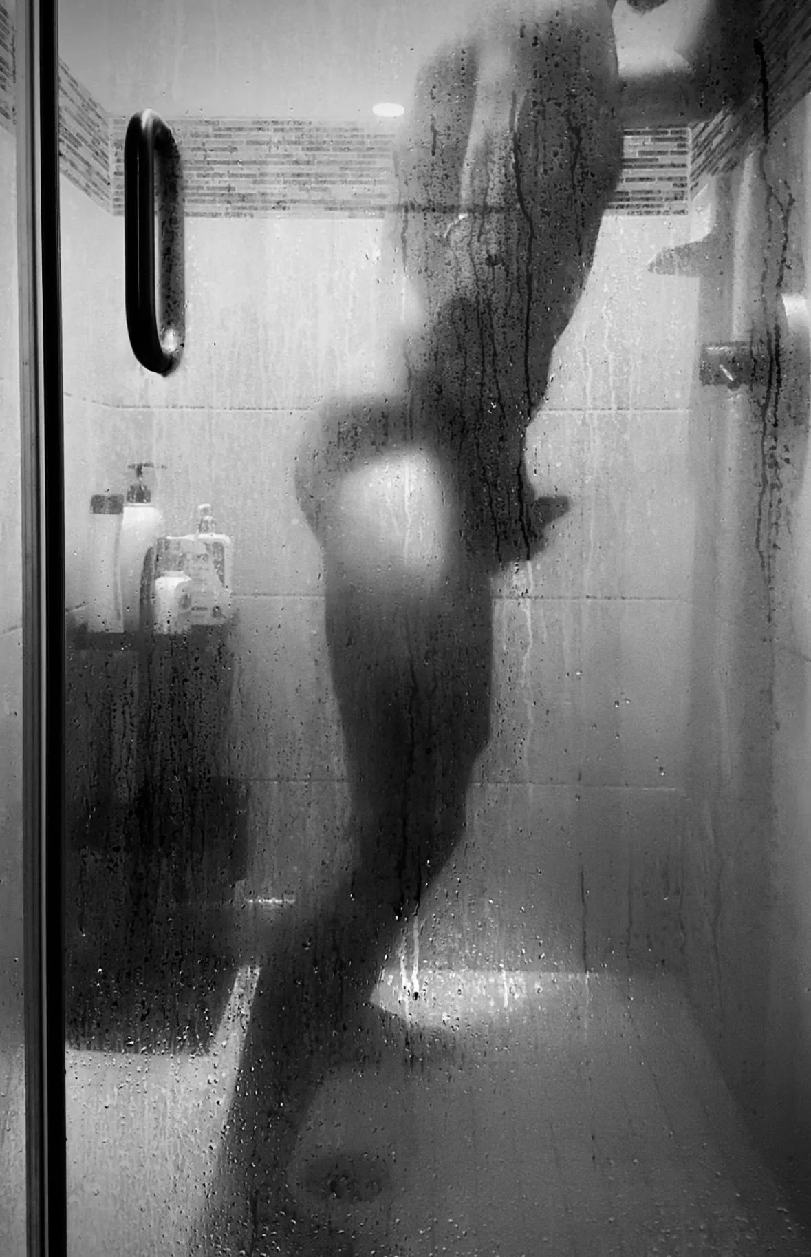 Washing away the week.