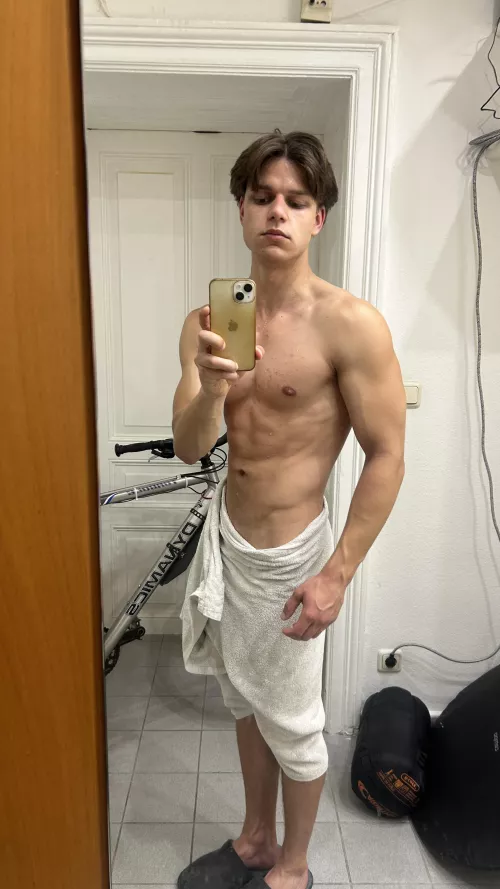 Would you take my towel off?