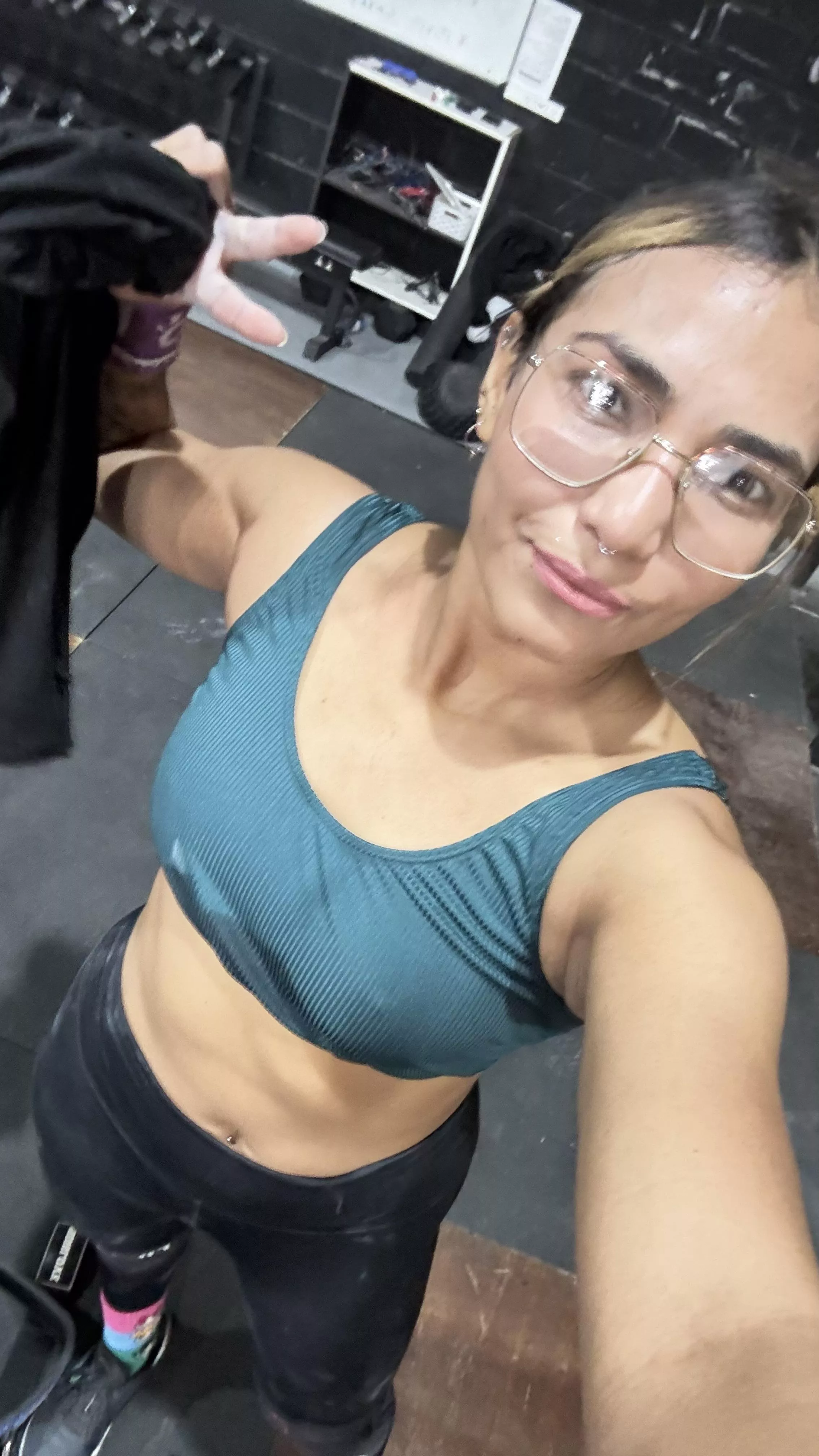 After the CrossFit class I was blurred ;(