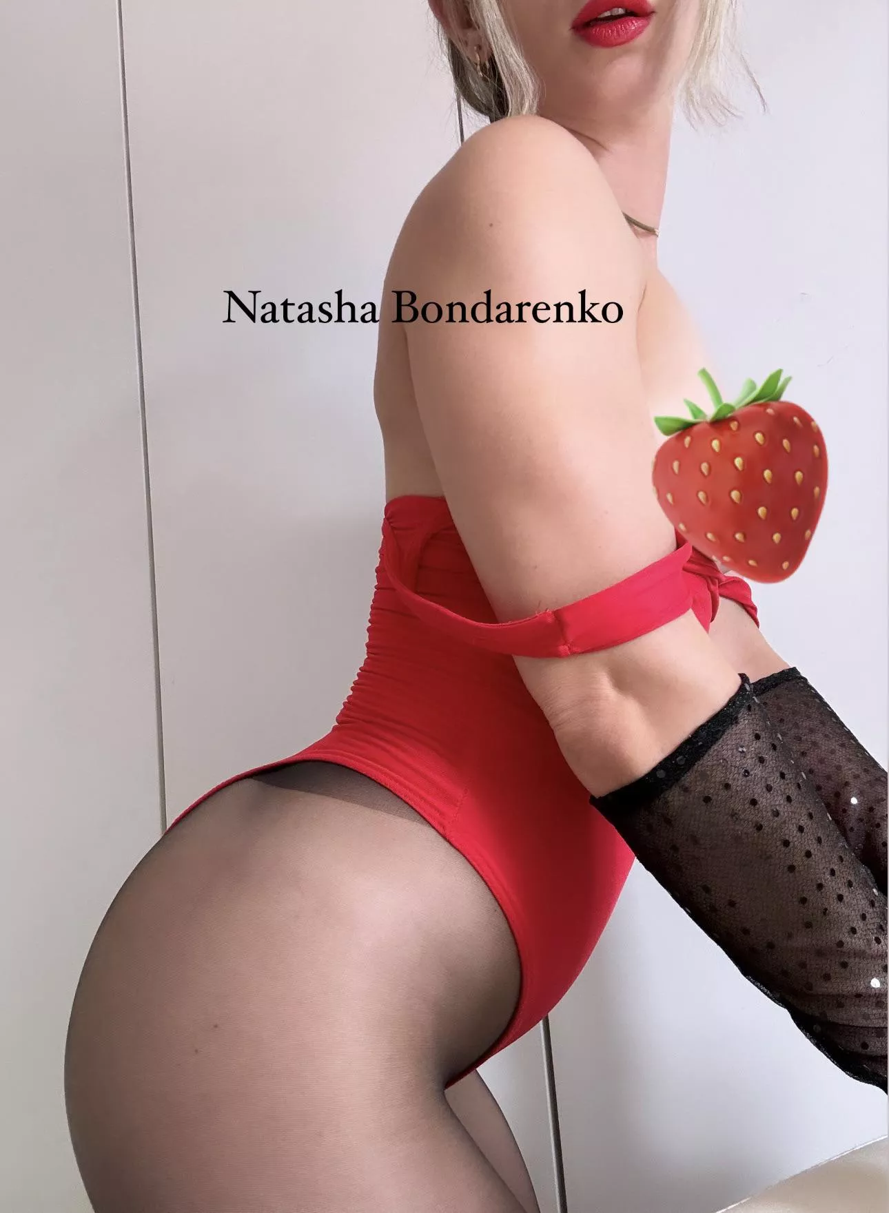 Bodysuit… red and naughty 