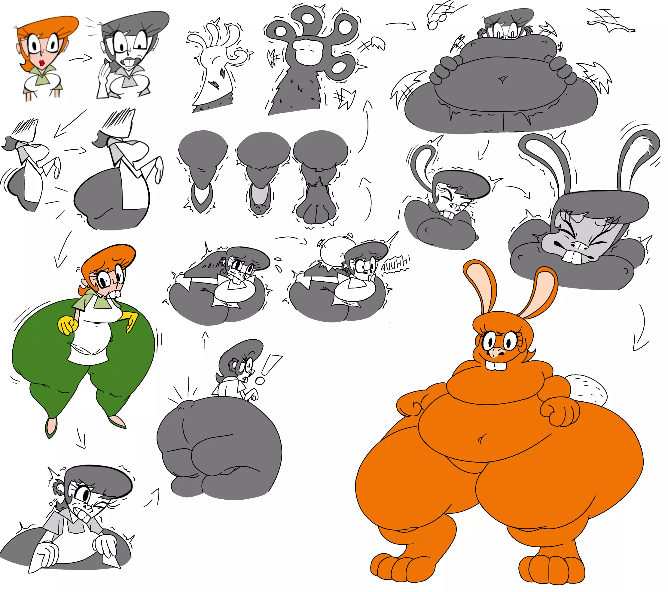 Dexter mom turn into a wererabbit